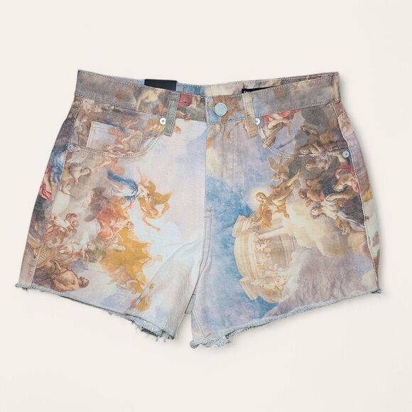 NWT Blank NYC The Barrow Vintage High Rise Short Women's Size 26 Vatican Angels - Picture 1 of 11